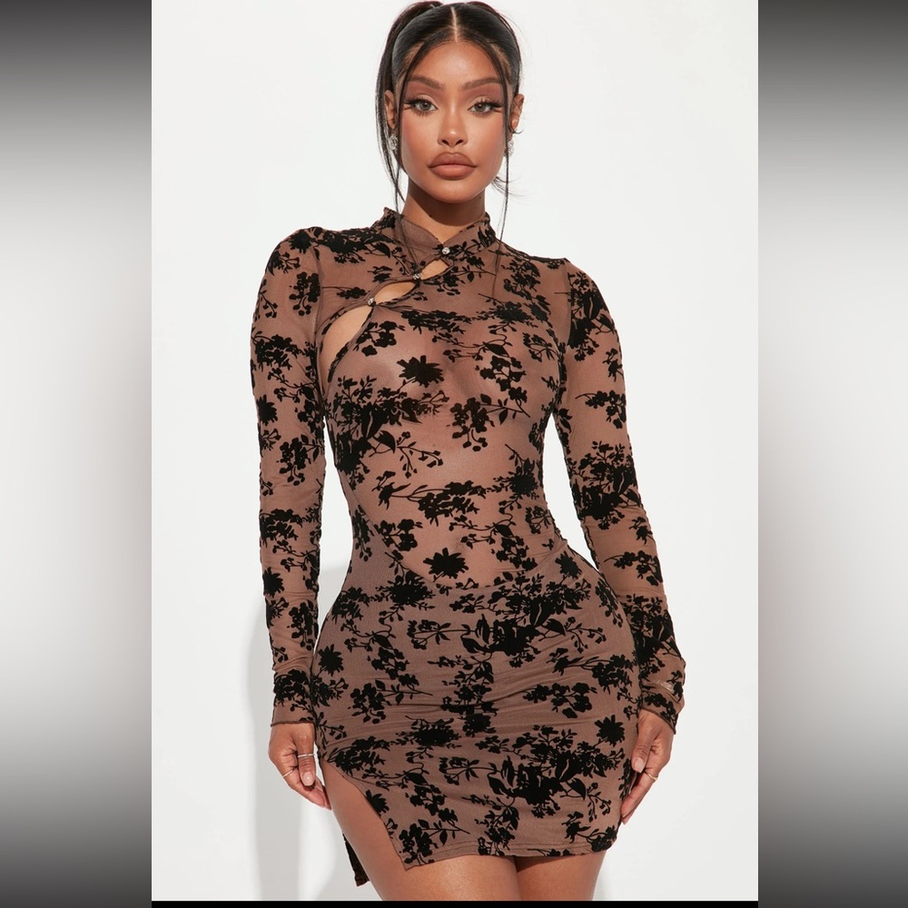 NEW WITH TAGS! Fashion Nova Raelynn Mesh Dress